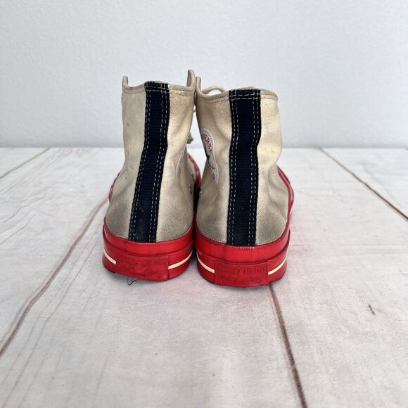 Converse Chuck Taylor X CDG Play All-Star 70 Hi Top Beige Red (A01794C) … - Picture 6 of 11